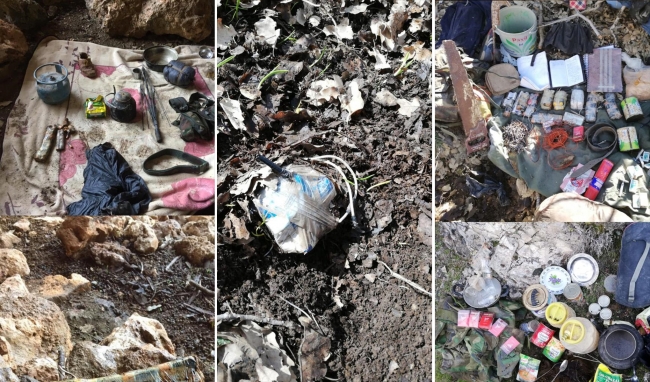 Şırnak'ta el yapımı patlayıcı düzenekleri ele geçirildi